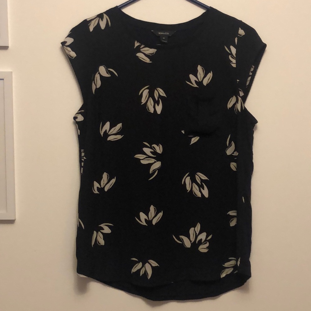 Navy blue blouse